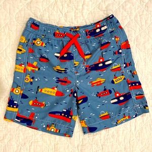 Hatley Boys Submarine Swim Trunks Size 4
